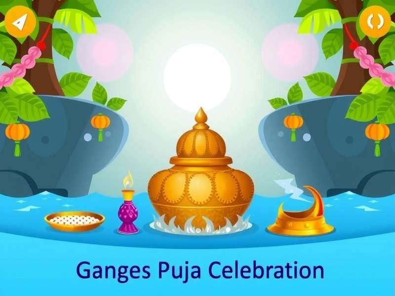 Ganges Puja Celebration Game Screenshot